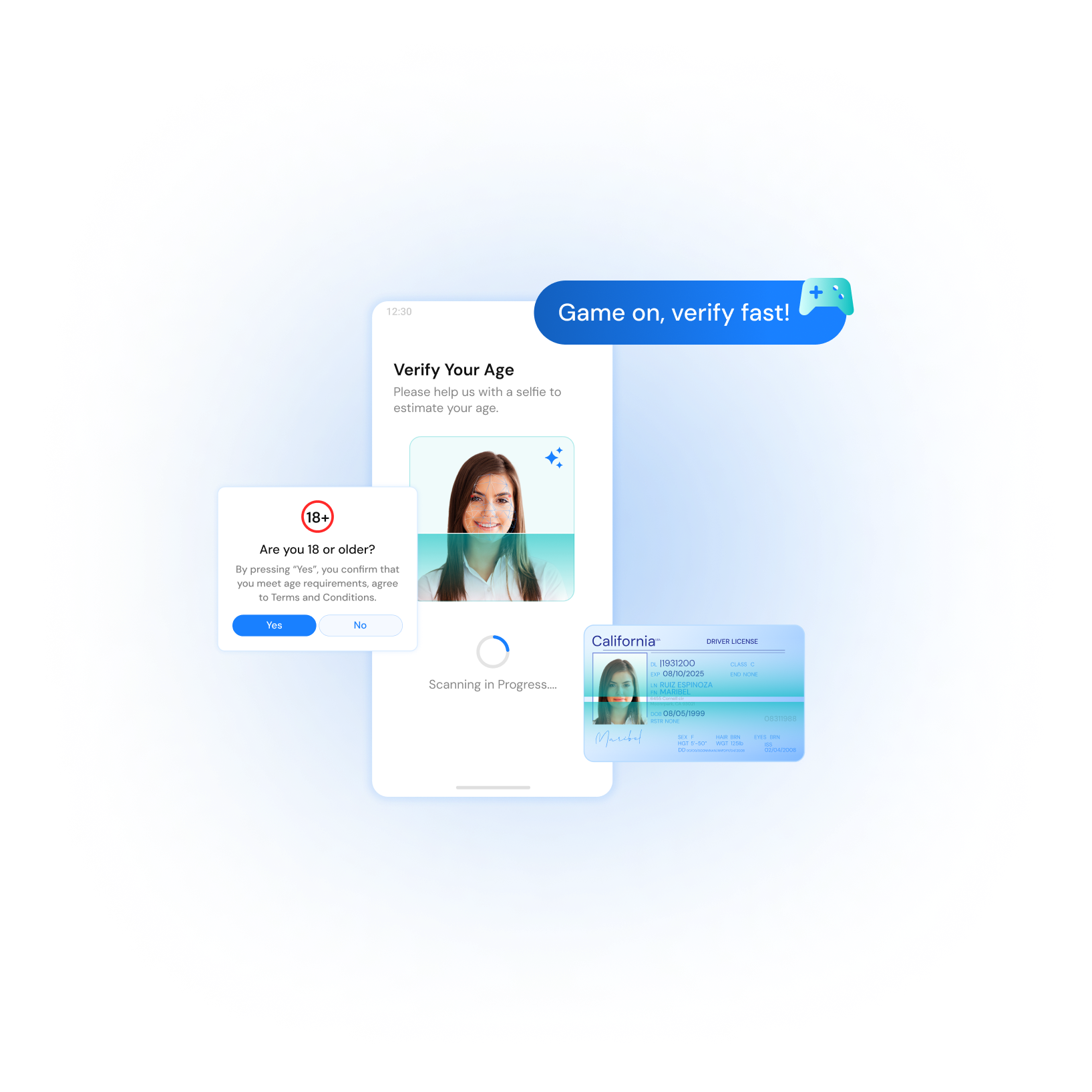 Verify identity of players